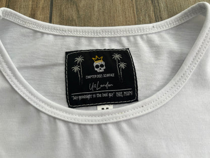 "Lowlife" White Vest